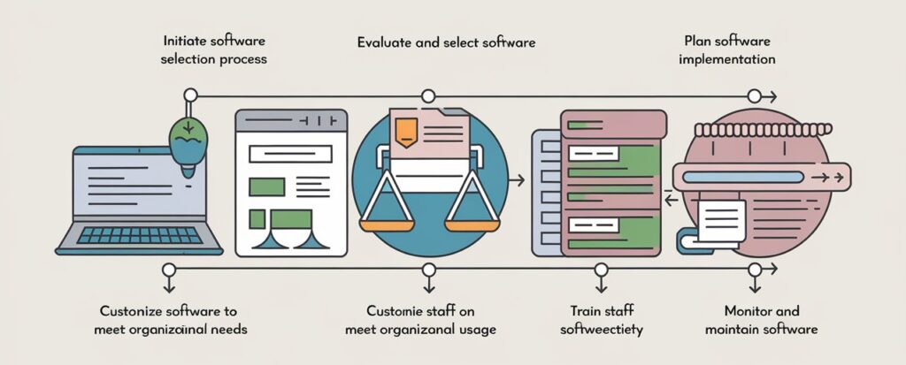 Procesos implementación software gestión legal